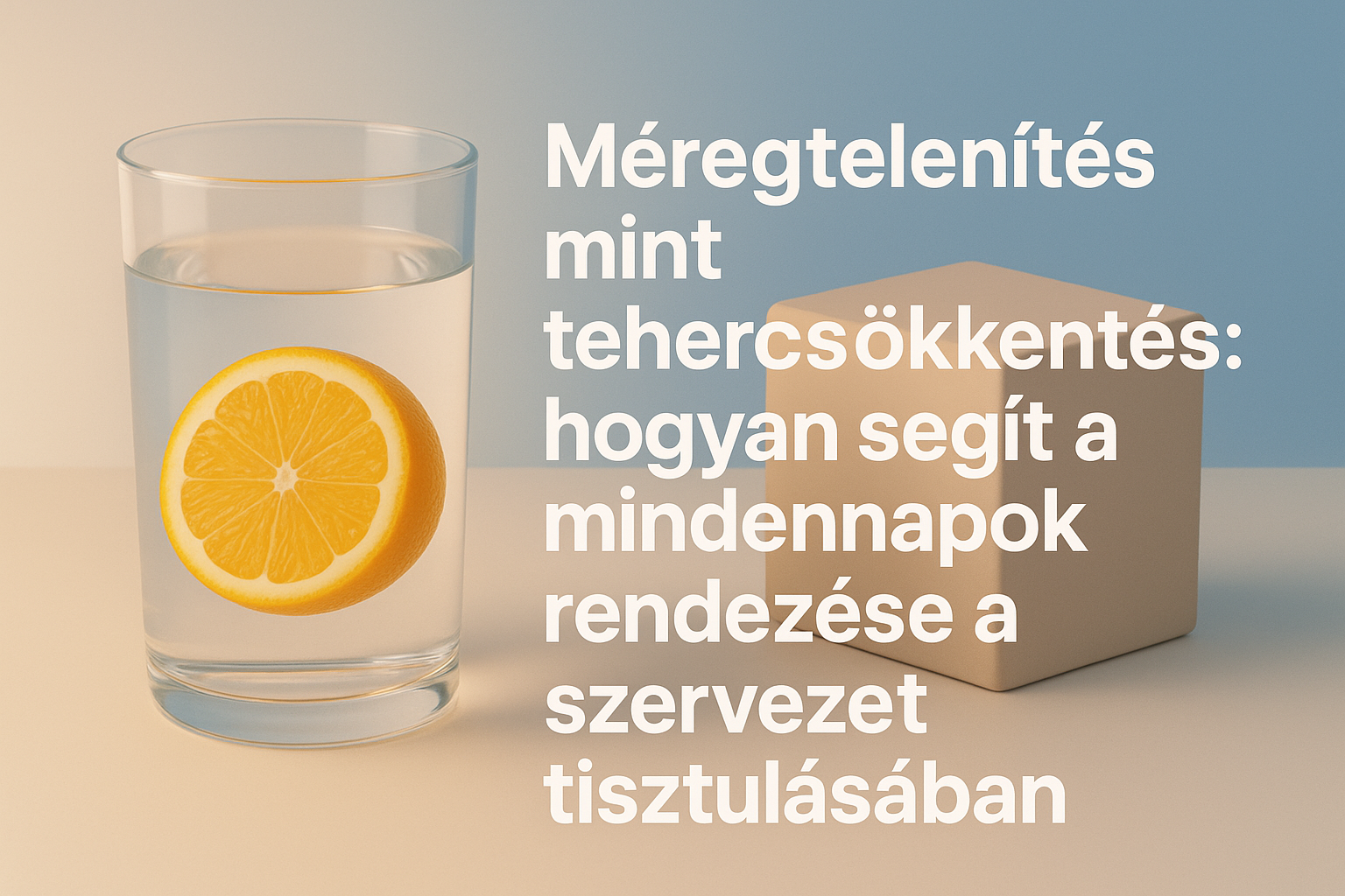 Méregtelenítés mint tehercsökkentés: hogyan segít a mindennapok rendezése a szervezet természetes tisztulásában